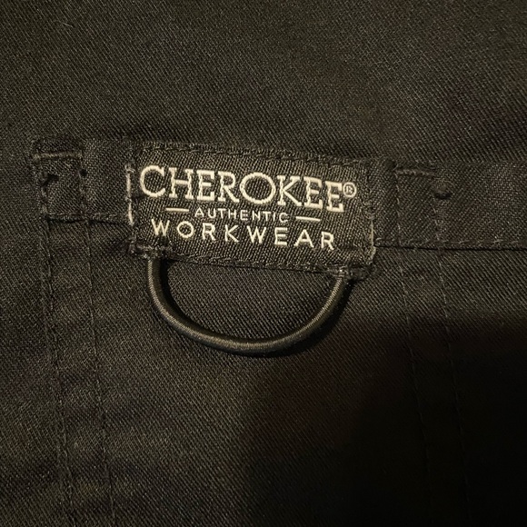 TWO Cherokee Authentic Workwear Black Tops - Picture 4 of 9